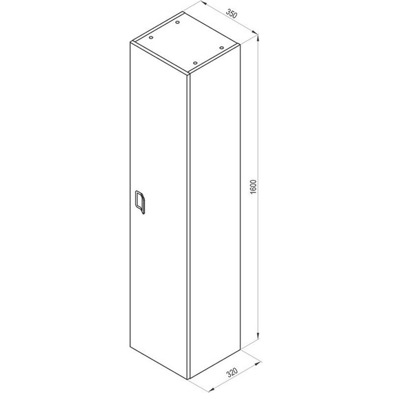 Пенал подвесной Ravak SB Comfort 35 см X000001383, белый - фото 6