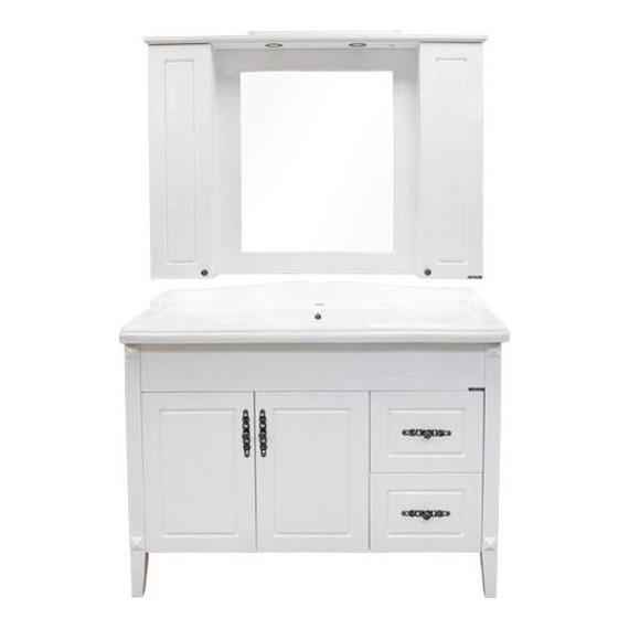 Тумба напольная с раковиной Comforty Палермо 120 см, белый - фото 4