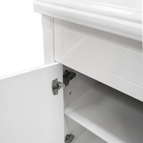 Тумба напольная с раковиной Comforty Палермо 120 см, белый - фото 8