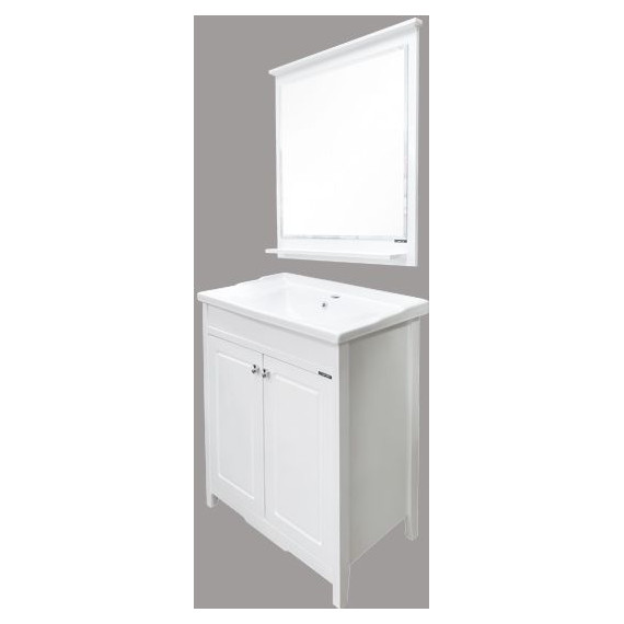 Тумба напольная с раковиной Comforty Тбилиси 70 см, белый - фото 7