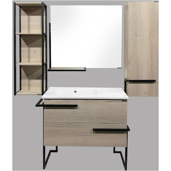 Шкаф подвесной Comforty Дюссельдорф 35M см, дуб дымчатый - фото 3