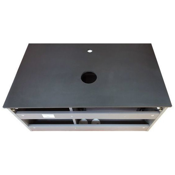 Тумба подвесная с раковиной Comforty Эдинбург 90 см, бетон светлый - фото 6