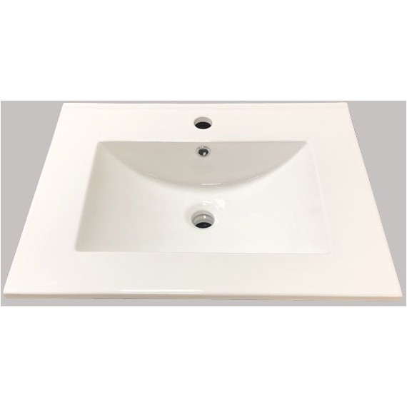 Тумба подвесная с раковиной Comforty Франкфурт 60 см (раковина 60Е), дуб шоколадно-коричневый - фото 4