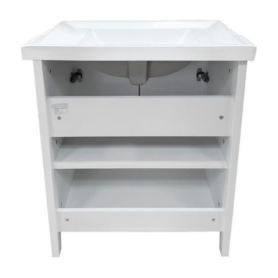 Тумба напольная с раковиной Comforty Тбилиси 70 см, белый - фото 9