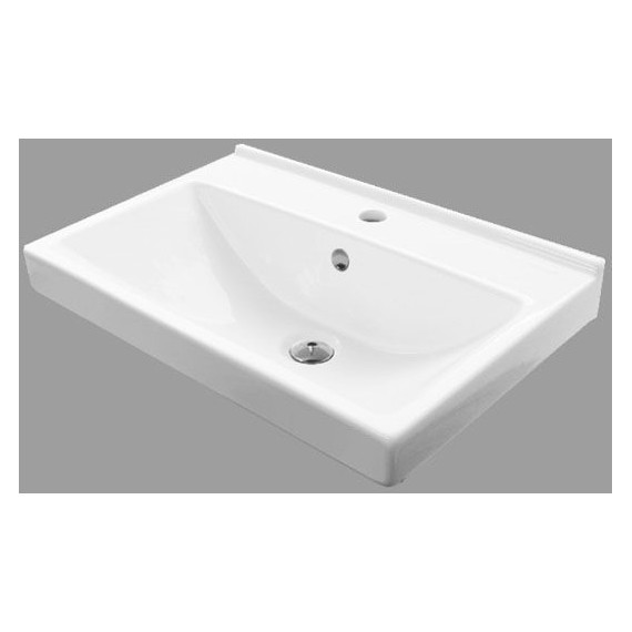 Тумба подвесная с раковиной Comforty Тромсе 80 см, дуб сонома - фото 4