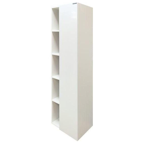 Пенал подвесной Comforty Милан 40 см, белый - фото 