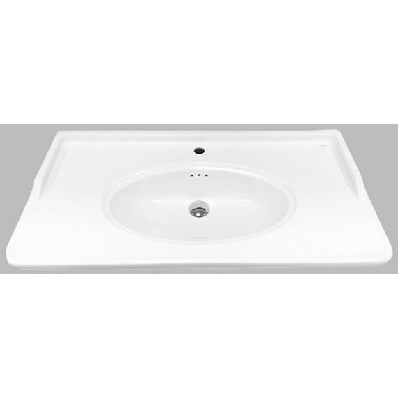 Тумба подвесная с раковиной Comforty Феррара 80 см, белый - фото 4