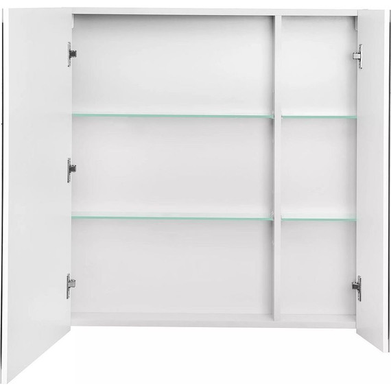 Зеркало-шкаф Акватон Нортон 80 см 1A249202NT010, белый - фото 4