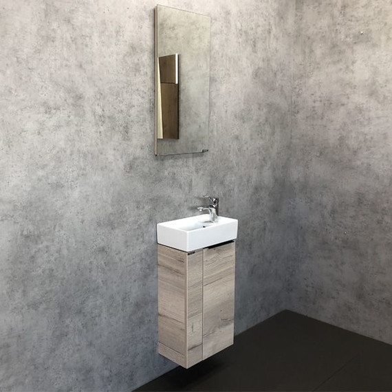 Зеркало Comforty Асти 40 см, дуб дымчатый - фото 3