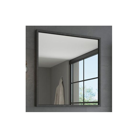 Зеркало Comforty Бредфорд 90 см, чёрный - фото 