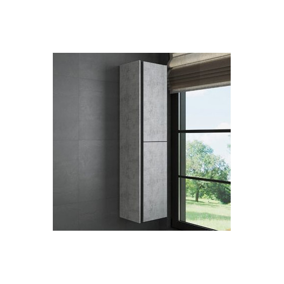 Пенал подвесной Comforty Эдинбург 40 см, бетон светлый - фото 