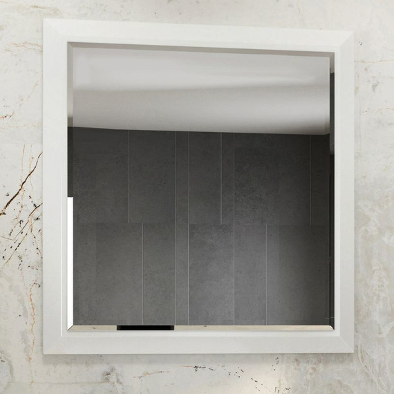 Зеркало Comforty Империя 80 см, белый - фото 