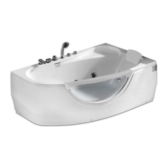 Ванна гидромассажная Gemy G9046 B 161x96 см R - фото 