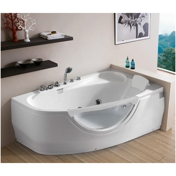 Ванна гидромассажная Gemy G9046 B 161x96 см R - фото 2