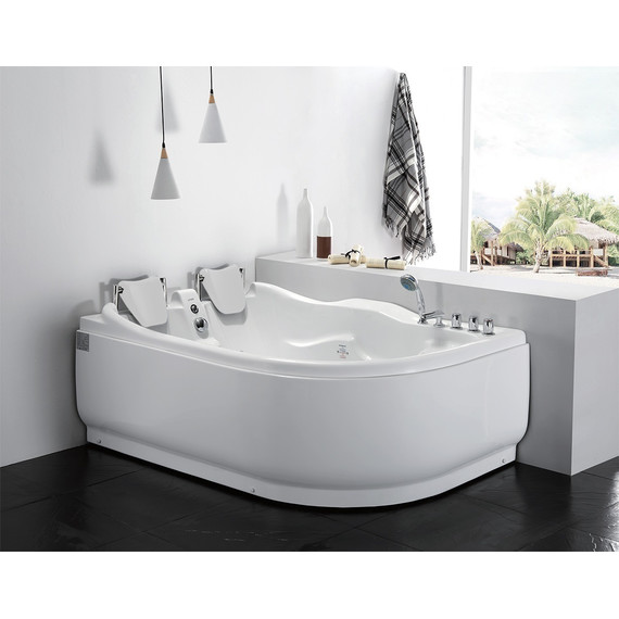 Ванна гидромассажная Gemy G9083 B 180x121 см L - фото 2