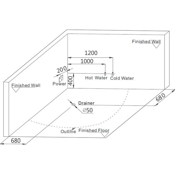 Ванна гидромассажная Gemy G9082 K 152x152 см - фото 5