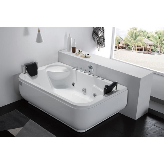 Ванна гидромассажная Gemy G9085 B 180x116 см L - фото 5