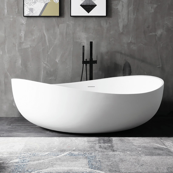 Ванна отдельностоящая Abber AB9239 180x110 см - фото 