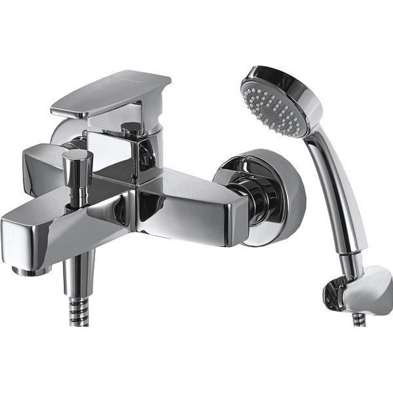 Смеситель для ванны BRAVAT RIFFLE F672106C-B - фото 