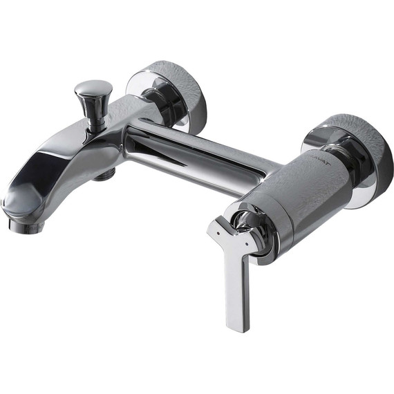 Смеситель для ванны BRAVAT WATERFALL F673107C-01 - фото 