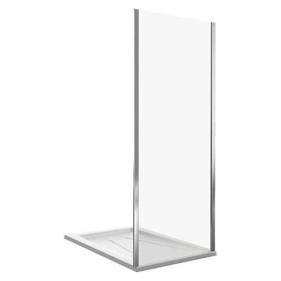 Боковая стенка Bas Neo SP-90-C-CH 90 см хром/прозрачное - фото 