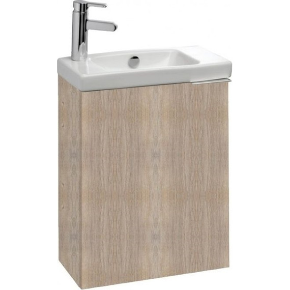Тумба подвесная с раковиной Jacob Delafon Odeon Up 48 см EB863RU-E5, светлый дуб - фото 