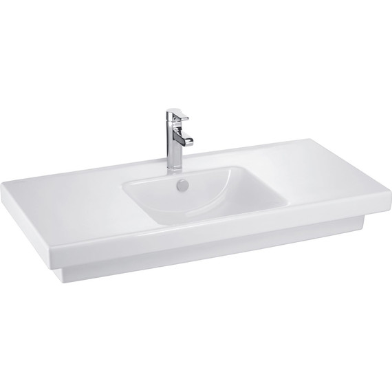 Тумба подвесная с раковиной Jacob Delafon Odeon Up 105 см EB891RU-E5, светлый дуб - фото 6