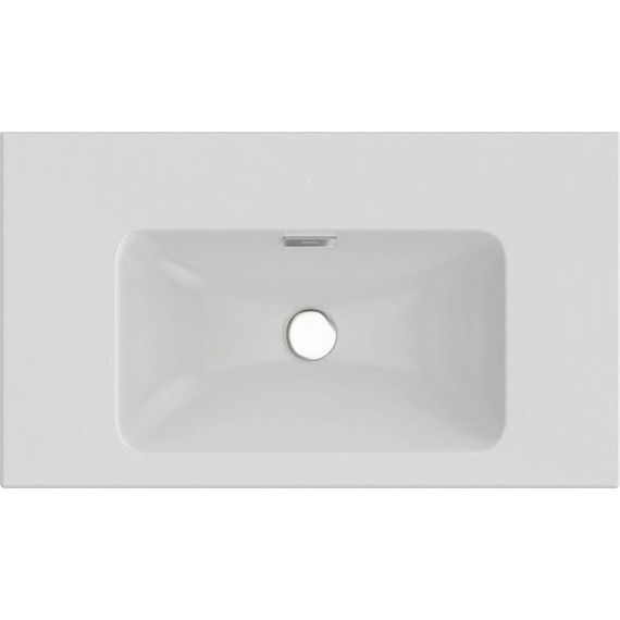 Тумба подвесная с раковиной Jacob Delafon Madeleine 80 см EB2053-J52, чёрный глянцевый - фото 8