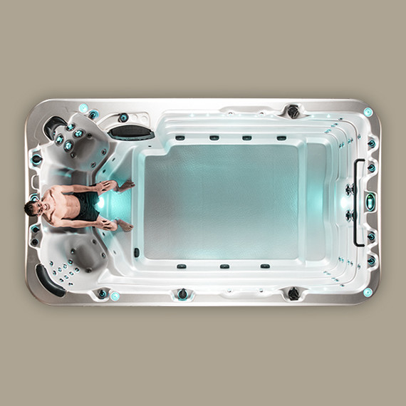 Спа бассейн Vortex Spas Aquagym 398х231 см - фото 15