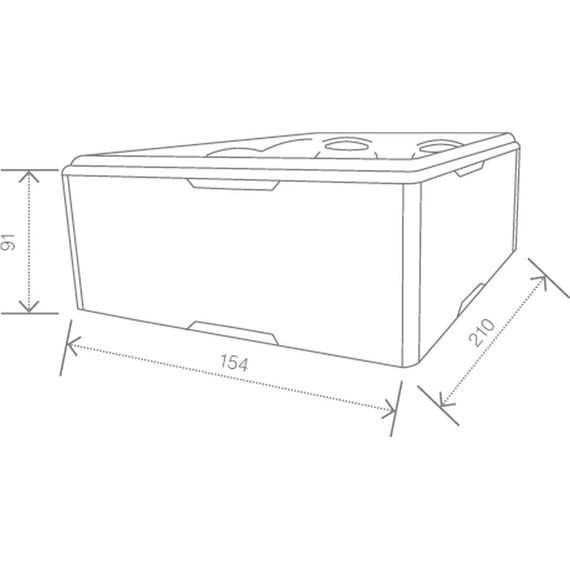 Спа бассейн Vibes by USSPA Lovy 210х154 см, white pearl - фото 3