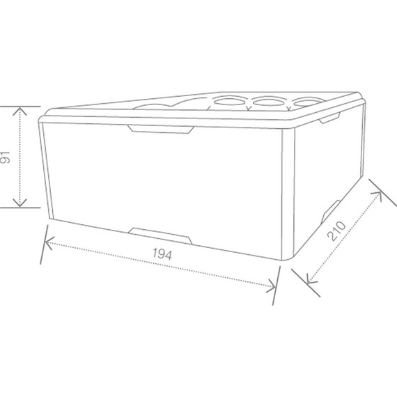 Спа бассейн Vibes by USSPA Pura 210х194 см, white pearl - фото 3