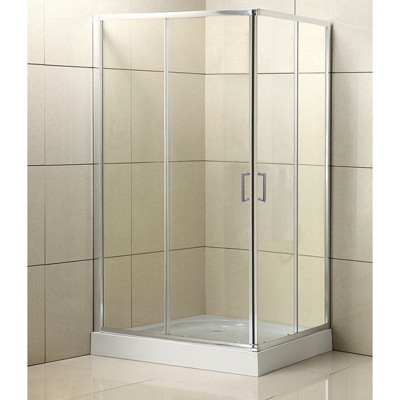 Душевое ограждение BelBagno 90х70 см UNO-AH-2-90/70-P-Cr, хром/матовое - фото 