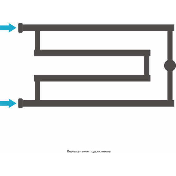 Полотенцесушитель водяной Сунержа High-Tech model "G" П4 320x650 мм 03-4051-3265, золото - фото 3