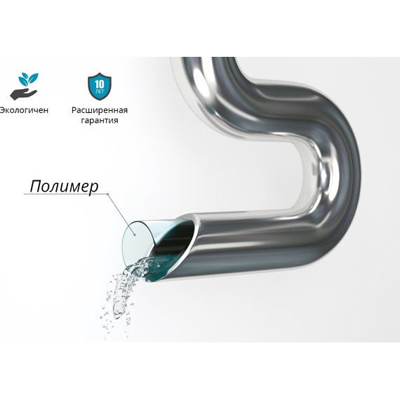 Полотенцесушитель водяной Сунержа Канцлер П6 800x500 мм 30-0254-8050, белый матовый - фото 4