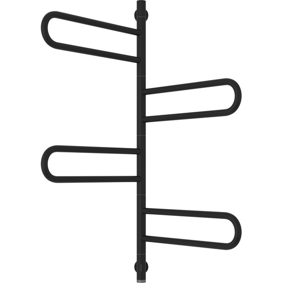 Полотенцесушитель электрический Сунержа Парео 4.0-4С П8 980х530 мм 31-0823-0978, чёрный матовый - фото 