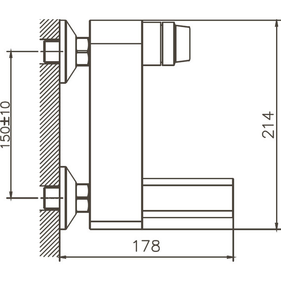 Смеситель для ванны Haiba HB60572 - фото 3