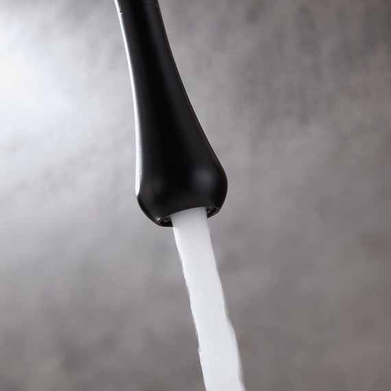 Смеситель для раковины высокий Bronze de Luxe Scandi 9015B, черный, Цвет производителя: чёрный - фото 3