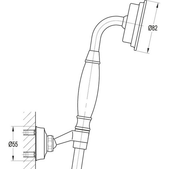 Душевой гарнитур Cezares LIBERTY-F-KD-01 - фото 2
