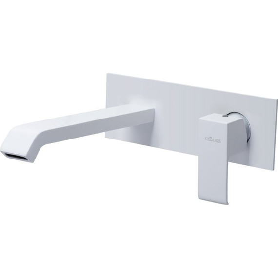 Смеситель для раковины настенный Cezares PORTA-BLI-BIO, белый, Цвет производителя: белый - фото 