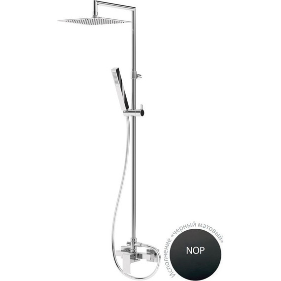 Душевая стойка Cezares PORTA-CD-NOP, черный, Цвет производителя: чёрный - фото 