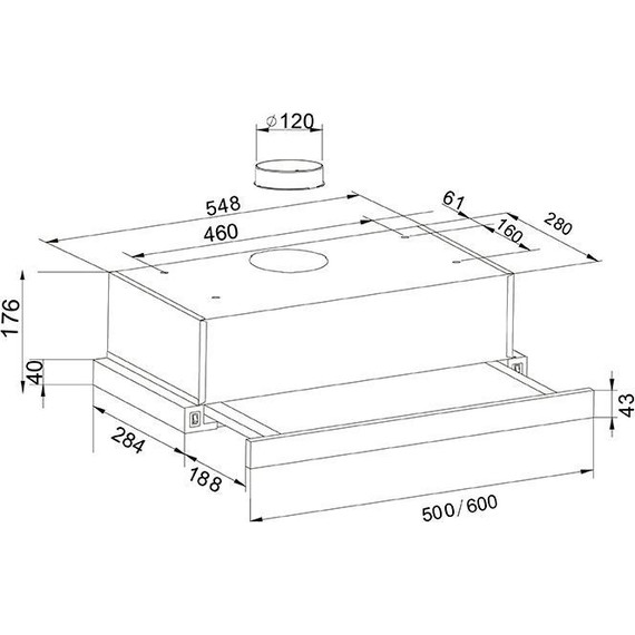 Вытяжка Oasis UV-60I (F) - фото 2