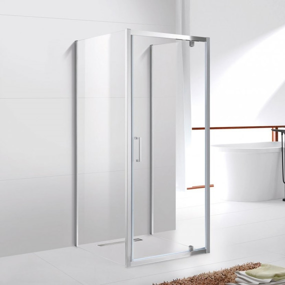 Душевое ограждение Cezares 70х80 см MOLVENO-BA2-70/80-C-Cr-IV, хром/прозрачное - фото 