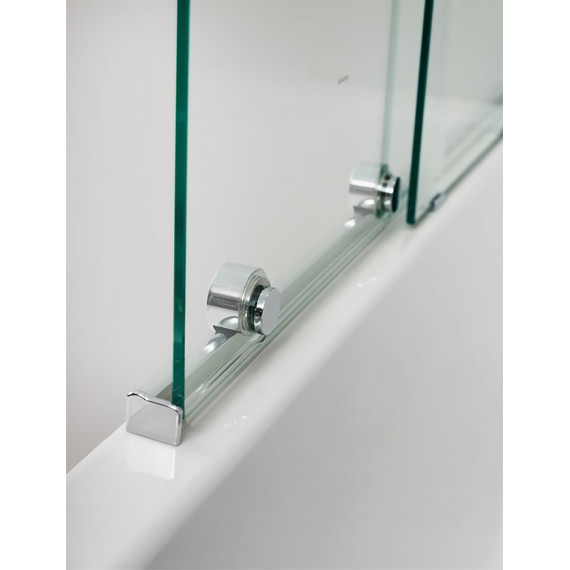 Шторка для ванны Cezares 90 см STREAM-VFS-11-90/150-C-Cr (стекло 8 мм), хром/прозрачное - фото 3