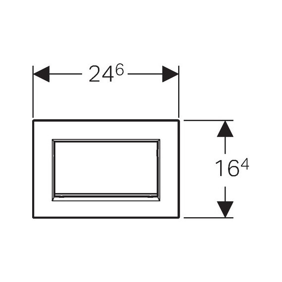 Кнопка смыва Geberit Sigma 30 115.893.KY.1, хром глянец - фото 2