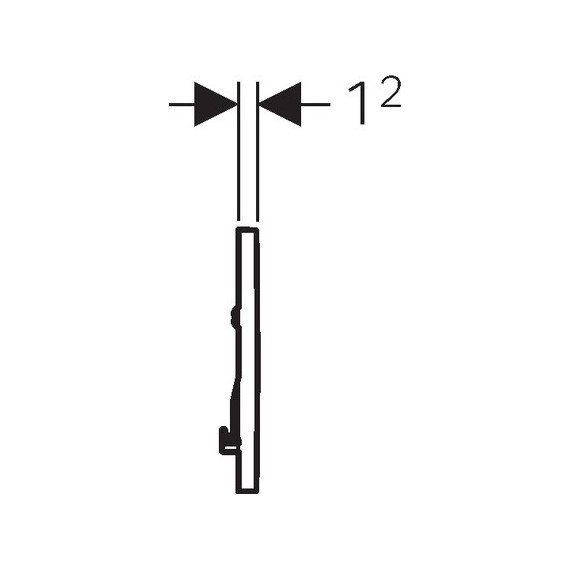 Кнопка смыва Geberit Sigma 30 115.893.KJ.1, белый/хром глянец - фото 3