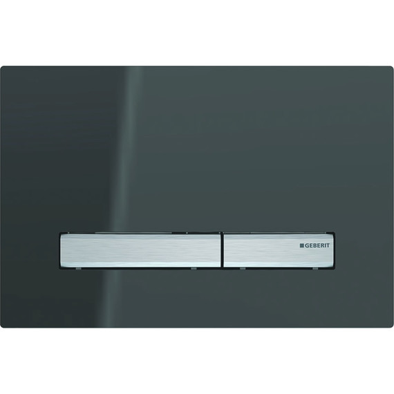 Кнопка смыва Geberit Sigma 50 115.788.SD.2, зеркальный дымчатый/сталь - фото 