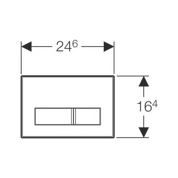 Кнопка смыва Geberit Sigma 50 115.788.00.1 - фото 3