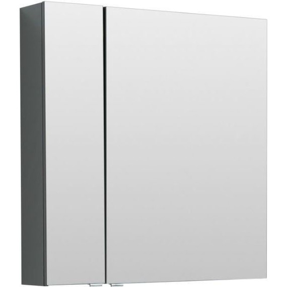 Зеркало-шкаф Aquanet Алвита 80 см 240109, серый антрацит - фото 