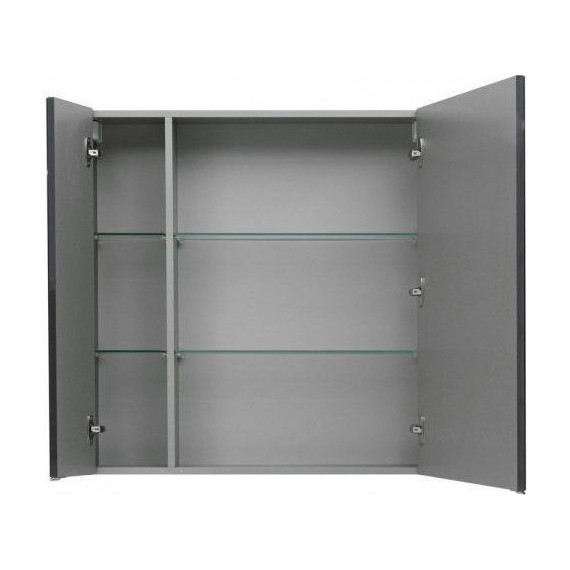 Зеркало-шкаф Aquanet Алвита 80 см 240109, серый антрацит - фото 3