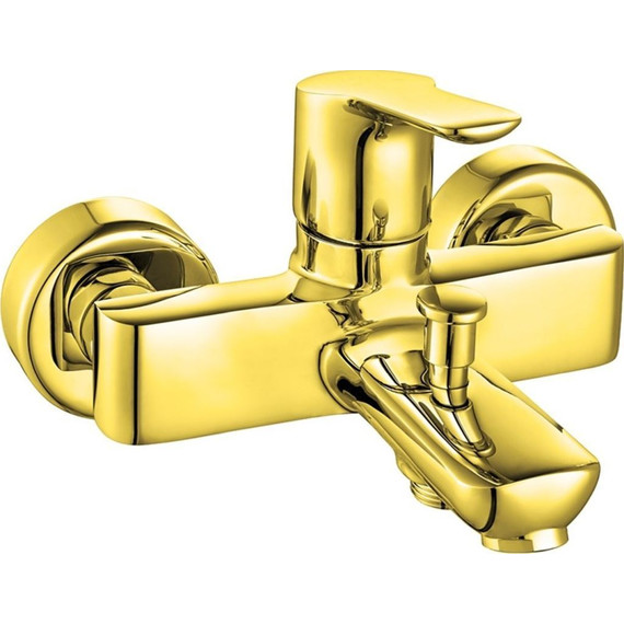 Смеситель для ванны E.C.A. Luna 102802450EX, золото - фото 